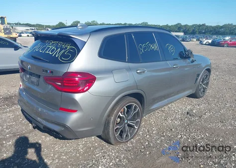 2020 BMW X3 M Competition z USA, uszkodzony, nr VIN 5YMTS0C06LLT10182